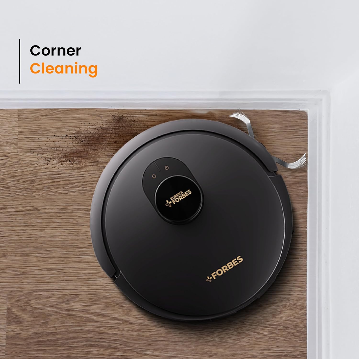 Eureka Forbes SmartClean Home Mapping Turbo 7000Pa Robotic Vacuum Cleaner with Wet Mopping