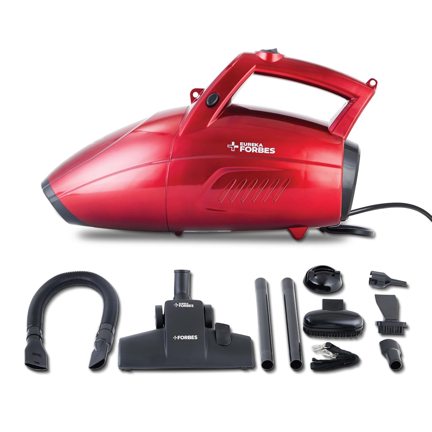 Eureka Forbes Super Clean 800 W Handheld Vacuum Cleaner with Blower (Red/Black)