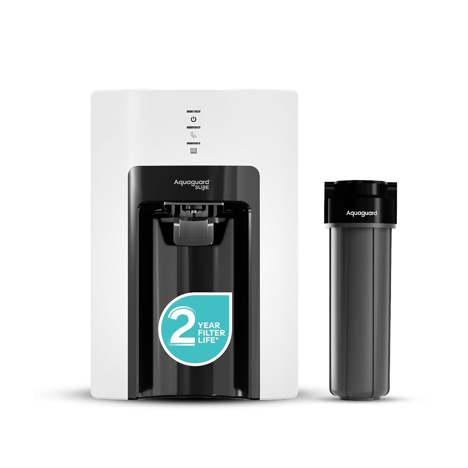 Aquaguard Sure Champ RO+UV 2X Water Purifier, 6L
