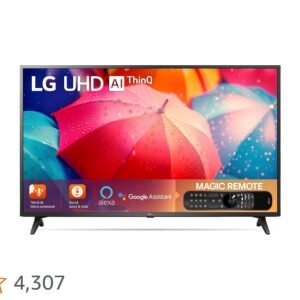 LG 108 cm (43 inches) 4K Ultra HD Smart LED TV 43UQ7550PSC (Ceramic Black)
