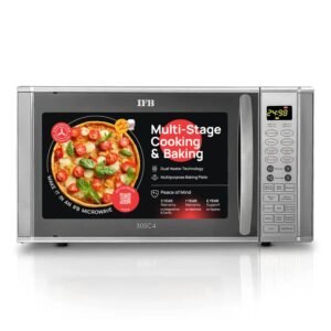IFB 30 L Convection Microwave Oven (30SC4, Metallic Silver)