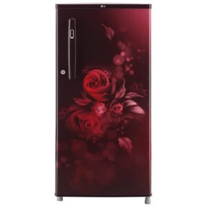 LG 185 L 3 Direct-Cool Single-Door Refrigerator (GL-B199OSED, Scarlet Euphoria, Fastest Ice Making, 2023 Model)