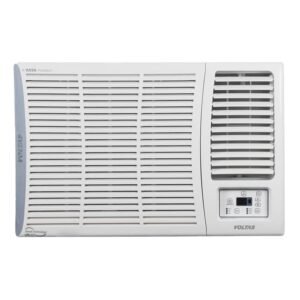 Voltas 1.5 Ton 3 Star, Turbo Mode Window AC (Copper Condenser, Anti-Rust Coating, Anti-Freeze Thermostat, WAC 183 Vectra pearl Window Fixed sp, White)