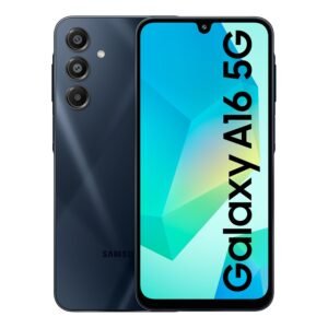 Samsung Galaxy A16 5G (Blue Black, 8GB RAM, 128GB Storage) | AI | Circle to Search | Super AMOLED | 6.5 Inch Display | 50MP Triple Camera | IP54 Rated | 6 Times OS Upgrades