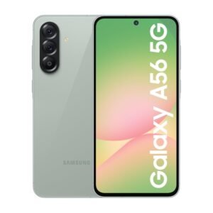 Samsung Galaxy A56 5G (Awesome Olive, 8GB, 256GB) | Metal Frame | Gemini Live | Awesome Intelligence (AI): Circle to Search, Instant Slo-Mo, Auto-Trim, Object Eraser | Flagship Grade Camera